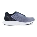 Championes deportivos American Sport modelo Fluke, color gris con detalles en negro y blanco.