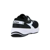 Championes de running Diadora Rush para hombre, color negro con detalles en blanco.
