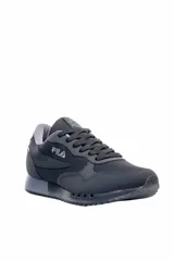 Championes deportivos Fila modelo Jogger Sport II, color azul marino, con suela gris y blanca, y detalles de la marca bordados en el lateral.