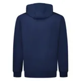 Campera con capucha y cierre frontal de Merrell, color azul marino, confeccionada en suave tejido polar cepillado. Cuenta con bolsillos tipo canguro, capucha ajustable con cordón y puños y bajo acanalados.