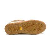 Championes Caterpillar modelo Theorem, color tostado, con diseño urbano inspirado en los años 90. Presenta una combinación de gamuza y nylon, con suela de goma y entresuela de EVA para mayor amortiguación.
