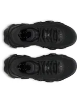 Championes de running Under Armour modelo Halo Runner, color negro. Presentan una parte superior de malla transpirable y una entresuela con tecnología de amortiguación reactiva UA HOVR+ para mayor retorno de energía y estabilidad.