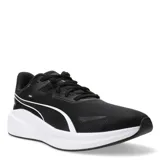 Championes Puma Skyrocket Lite grises con detalles en negro y blanco, ideales para running.