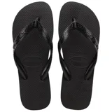 Ojotas Havaianas modelo Top, color fucsia, con diseño clásico de suela de goma texturizada y tiras anchas con el logo de la marca en relieve.