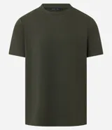 Remera de corte slim con textura, cuello redondo y manga corta. Confeccionada en tejido resistente que no se arruga.