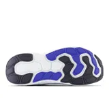 Championes de running New Balance Fresh Foam X Kaiha Road, color azul con detalles en blanco y violeta.