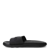 Sandalias tipo chinela de la marca Umbro, modelo Twise, en color negro. Presentan una banda ancha superior con el logo de la marca en relieve y una suela ergonómica texturizada.