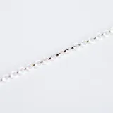 Pulsera de cadena tipo rolo confeccionada en plata 925, con eslabones circulares pulidos.