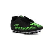 Championes de fútbol Dalponte modelo Valencia, color negro con detalles en verde.