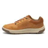 Zapatillas Caterpillar de cuero color marrón, con cordones y detalles en gamuza.