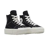 Zapatillas Converse Chuck Taylor All Star Cruise Hi de caña alta, color negro con detalles en blanco y suela chunky.
