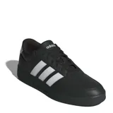 Championes Adidas Breaknet 3.0, color negro con las tres tiras blancas clásicas de la marca.
