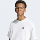 Remera blanca de algodón con logo Adidas Trifolio bordado en el pecho.