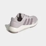 Championes de entrenamiento Adidas Dropset Base, color lila con detalles en tono más oscuro. Presentan exterior de malla transpirable con refuerzos 3D, suela de caucho con tacos multidireccionales y diseño de perfil bajo para mayor estabilidad.