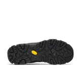 Championes de trekking Merrell Moab 3, color verde militar, confeccionados con parte superior de piel de ante de cerdo y malla transpirable, con suela Vibram y refuerzos de goma.