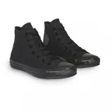 Zapatillas Converse Chuck Taylor All Star Hi, de caña alta, color negro.