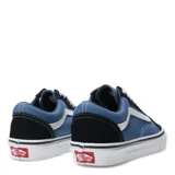 Championes Vans Old Skool azules con detalles en negro y blanco.