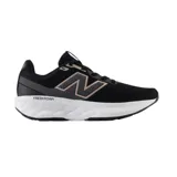 Championes de running New Balance W520LK9, color negro con detalles en gris y logo en color cobre.