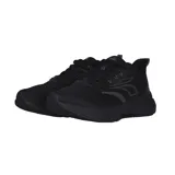 Championes de running 361° en color negro, con diseño técnico de malla transpirable, cordones al tono y suela con amortiguación reforzada.