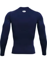 Remera térmica de compresión Under Armour, modelo HeatGear Armour, de manga larga y cuello redondo. Confeccionada en tejido ultraligero con paneles de malla estratégicos para mayor ventilación, diseño ergonómico y mangas raglán para mayor libertad de movimiento.