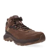 Botas de trekking Merrell modelo Speed Strike 2 Mid Leather WP, color marrón, de caña media, confeccionadas en cuero con detalles de malla, cordones y suela de goma con gran tracción.