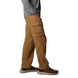 Pantalón convertible de senderismo color marrón, con diseño funcional que permite desmontar las perneras mediante cremalleras para convertirlo en short. Cuenta con bolsillos cargo laterales, bolsillos de seguridad con cierre y cinturón integrado.