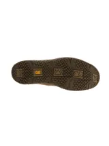 Zapatos de estilo casual de la marca Caterpillar, modelo Cognizant, confeccionados en nobuk color marrón con cordones tono sobre tono y suela de goma texturizada. Presentan detalles de la marca grabados en el lateral y la lengüeta.