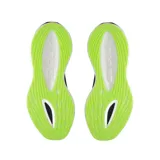 Championes de running 361 Carbon Float, con capellada blanca y detalles en verde, azul y naranja.