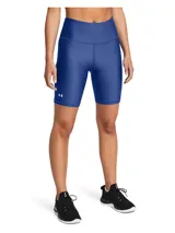Calza corta tipo biker de Under Armour, confeccionada en tejido HeatGear ultraligero y elástico. Presenta cintura de talle alto con bolsillo integrado y logo de la marca en el lateral.