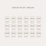 Anillo ancho de plata 925 con textura satinada y dos bandas de oro.