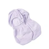 Par de medias invisibles color lila con logo de la marca Rip Curl en el empeine.