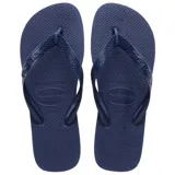 Ojotas Havaianas modelo Top, color fucsia, con diseño clásico de suela de goma texturizada y tiras anchas con el logo de la marca en relieve.