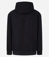 Campera deportiva Get Over con capucha y cierre frontal de cremallera. Presenta un diseño bicolor en tonos grises con estampa lettering en el pecho, bolsillos laterales, puños y bajo elásticos.