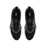 Championes deportivos EA7 Emporio Armani modelo Sonic, color negro con detalles en blanco y gris. Presentan diseño de malla técnica, logo de la marca en el lateral y en la parte trasera de la suela, y entresuela blanca con relieve.