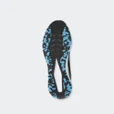 Championes de running Reebok Energen Tech Plus 2, color azul marino con entresuela blanca y detalles en celeste y naranja.