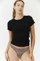 Colaless con estampado animal print.