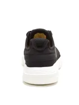 Sneaker Caterpillar modelo Hex Lite Vent Ws, color negro con suela blanca. Capellada de malla transpirable, cordones y logo de la marca en el lateral y la lengüeta.