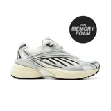 Championes deportivos Hi-Tec Vektor color blanco y gris con detalles en negro.