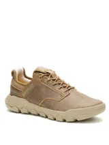 Sneakers Caterpillar modelo Hex Lite Leather, color marrón, con cordones, suela de EVA y detalles de la marca en el lateral.