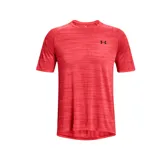Remera deportiva Under Armour Tech 2.0 para hombre, color rojo con logo negro en el pecho.