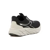 Championes de running Diadora Proton, color negro con detalles en gris y blanco.