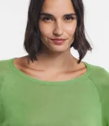Suéter de punto Marfinno con cuello redondo y mangas largas, de diseño liso y corte holgado.