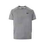 Remera Under Armour de hombre, modelo Tech 2.0, color negro con logo en el pecho.