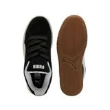 Championes Puma modelo Park Lifestyle Easy, de diseño urbano en color negro con detalles en blanco. Confeccionados en gamuza con la icónica franja lateral de la marca y suela de goma resistente.
