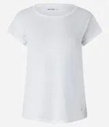 Remera de manga corta Get Over, confeccionada en microfibra con textura de micro-cuadros y escote redondo. Presenta un diseño versátil y ligero, ideal para actividades deportivas o uso casual.