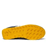 Championes Saucony Jazz Original, color azul marino con detalles en blanco, amarillo y verde.