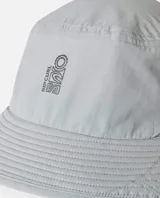Sombrero de agua Rip Curl modelo S Series Surf, color gris, con solapa trasera para protección solar, barboquejo ajustable y red de ventilación.