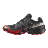 Championes de trail running Salomon Speedcross 6 Gore-Tex, color negro, impermeables y con suela de alta tracción.