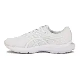 Championes Asics Gel-Pacemaker 4, de color blanco, diseñados para running con tecnología de amortiguación y capellada de malla transpirable.