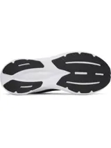 Championes de running Under Armour Assert 11 para hombre, color negro con entresuela blanca y logo de la marca en el lateral. Confeccionados con parte superior de malla transpirable y superposiciones de cuero resistente, y amortiguación Charged+ Cushioning en la suela.